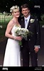 Sarah Lancashire and Peter Salmon wed Stock Photo - Alamy