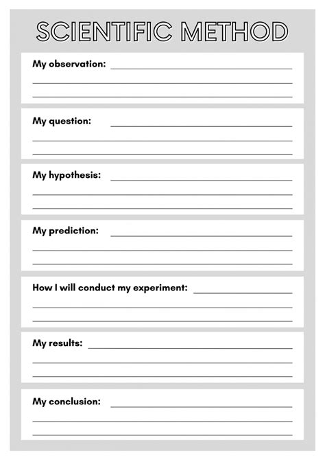 Scientific Method Worksheet And Example For Kids Stem Smartly