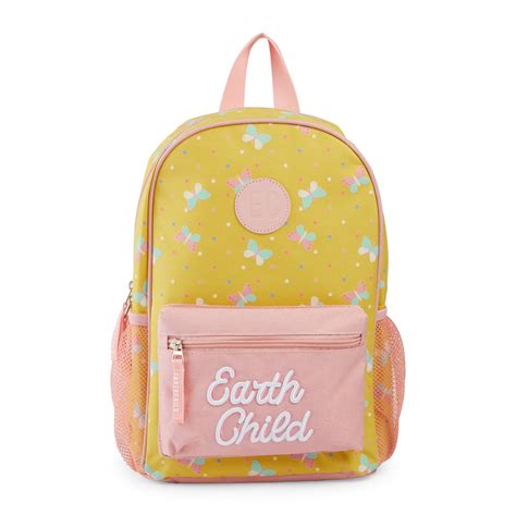 Girls Branded Backpack 3084745 Earthchild
