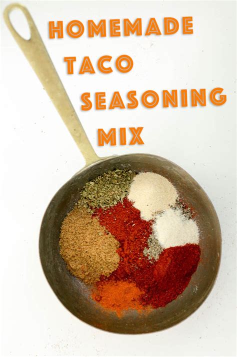 Homemade Taco Seasoning Mix