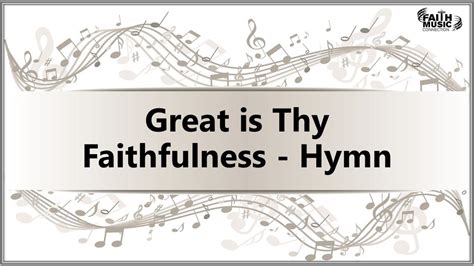 Story Behind Great Is Thy Faithfulness Hymn Believers Portal