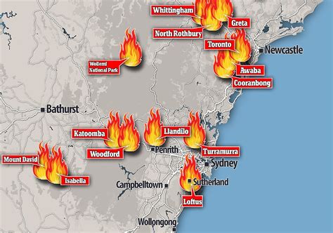 bushfire horror conditions set to worse in sydney next week