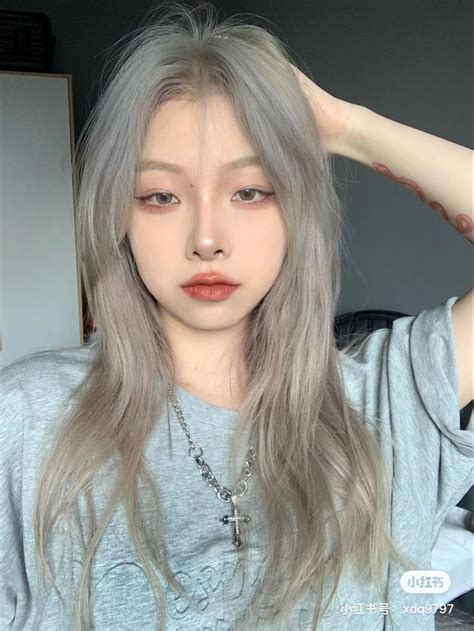 Grey Hair Korean Korean Hair Color Haircuts For Medium Hair Medium Hair Styles Long Hair