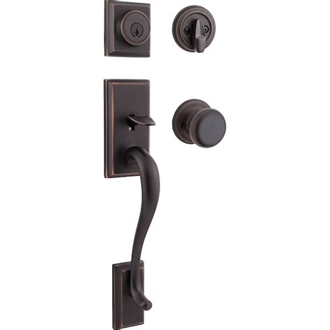 Kwikset Signature Series Hawthorne Venetian Bronze Single Cylinder