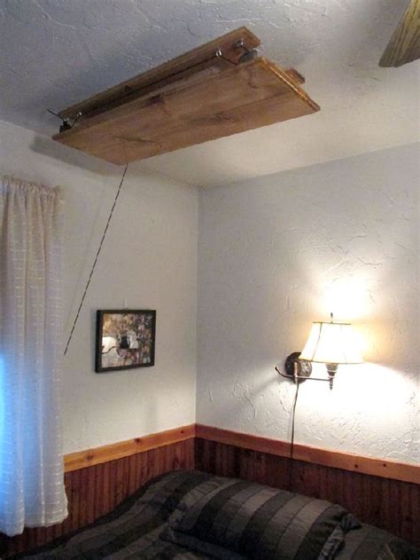 Hanging the hook incorrectly can lead to damage to your ceiling. Pulley System For Hanging Bed Table: A Space Saving DIY ...