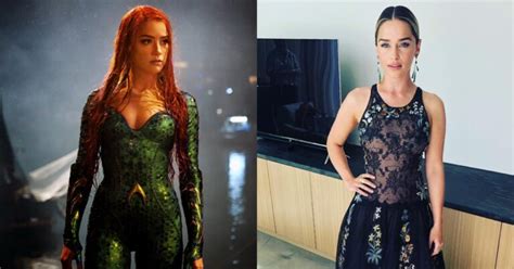 Emilia Clarke Replacing Amber Heard In Aquaman As Mera Reimagined By An