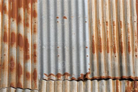 Artistic Of Old And Rusty Zinc Sheet Wall Vintage Style Metal Sheet