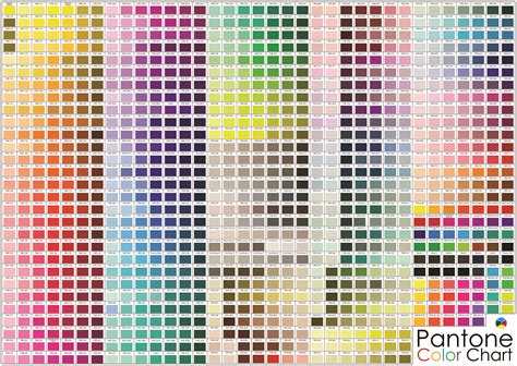 Pantone Color Chart Printable Web Pantones Color Charts Such As The Pantone Solid Coated And