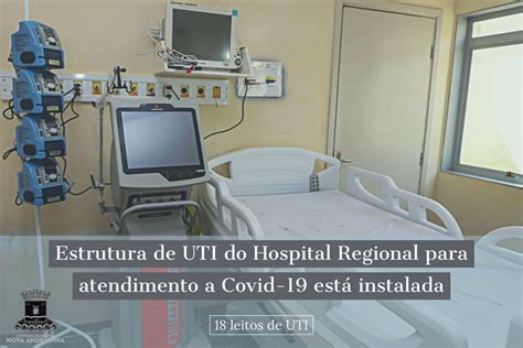 Estrutura de UTI do Hospital Regional para atendimento a Covid está