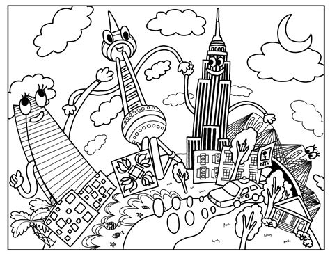 Favorite NYU Coloring Book Pages - Coloring Home