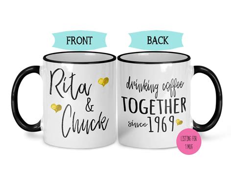 We've teamed up with target wedding registry to tee up our favorite gift ideas for the outdoorsy couple. 50th Personalized Wedding Anniversary Mug Gift | 40th ...