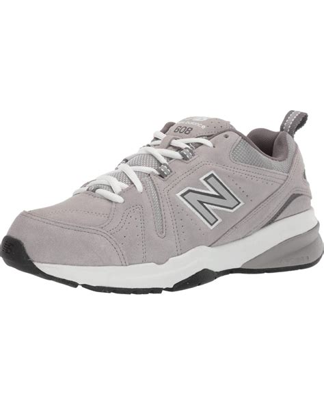 New Balance Suede 608 V5 Casual Comfort Cross Trainer In Grey Suede