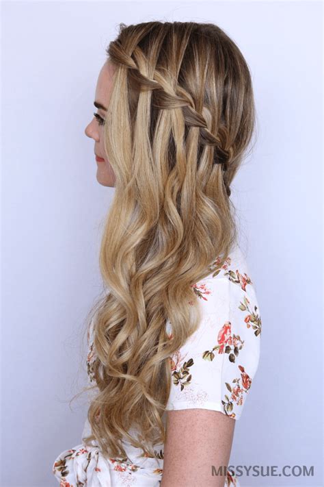 Sideswept Waterfall Braid Missy Sue