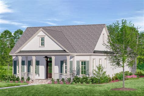 Size for this image is 519 × 405, a part of floor plans category and tagged with single, plans, floor, open, with, story, home, published march 27th, 2017 05:21:04 am by yvone. One-Story Country Cottage with Screen Porches in Back ...