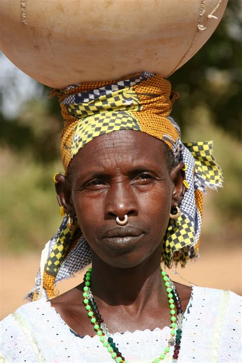 Fulani Woman Fulani Woman With Traditional Nose Ring And M Flickr