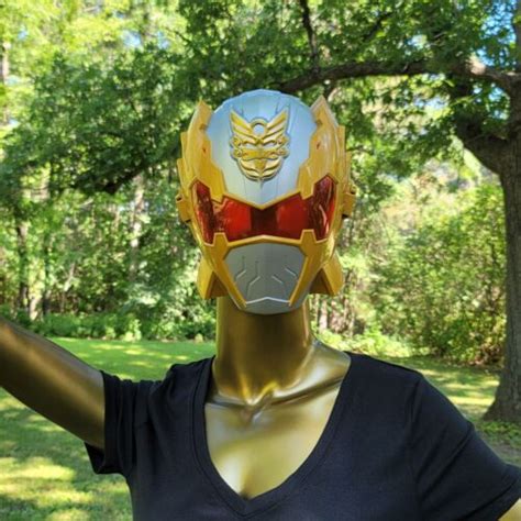 Power Rangers Megaforce Robo Knight Force Mask 2012 Bandai Costume
