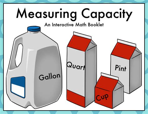 Measuring Capacity In Customary Units By The Handout Factory Tpt