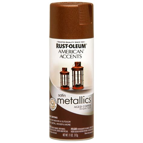 Shop Rust Oleum 11 Oz Aged Copper High Gloss Spray Paint At