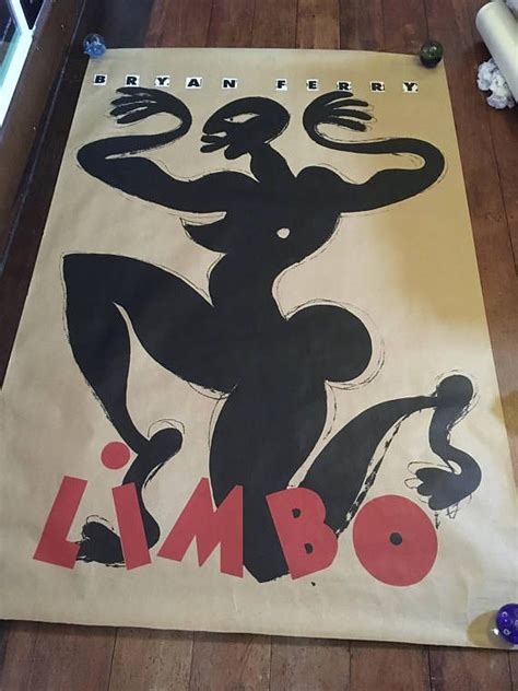 Bryan Ferry Roxy Music Limbo Original Scarce Vintage Promo Poster