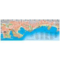 Grande mapa de turismo de Mónaco Mónaco Europa Mapas del Mundo