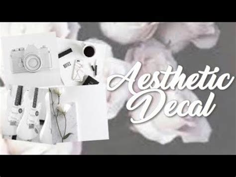 Check out this fantastic collection of roblox aesthetic wallpapers, with 19 roblox aesthetic background images for your desktop, phone or tablet. Roblox Bloxburg - White Aesthetic Decal Id's - YouTube ...