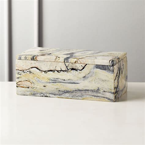New Favorite Furniture And Decor Cb2 Marble Box Grey Marble