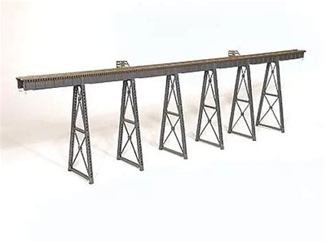 Micro Engr 210 Tall Steel Viaduct Low Bridge Wbents Model Train