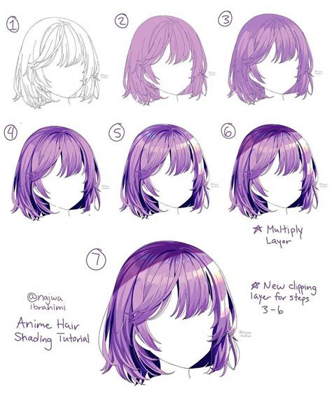 Update 75 Coloring Anime Hair Induhocakina