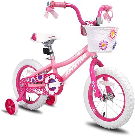 Joystar 12 14 16 Inch Kids Bike With Training Wheels For 2 7 Years Old