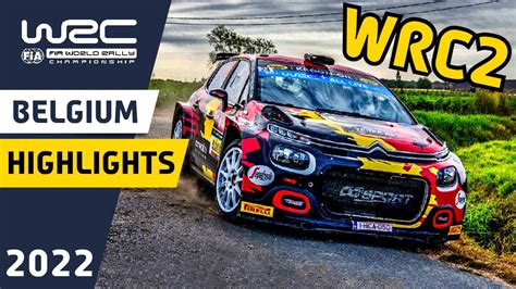 Wrc2 Highlights Wrc Ypres Rally Belgium 2022 Youtube