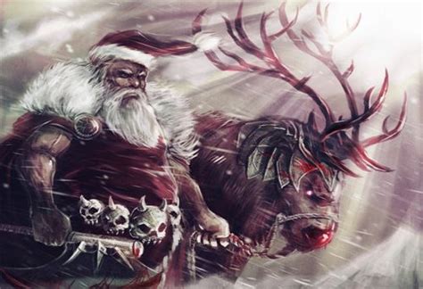 30 Creative Illustrations Of The Christmas Man Santa Claus Naldz