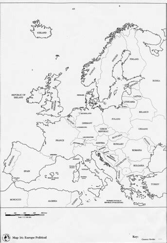 Printable Unlabeled Map Of Europe United States Map