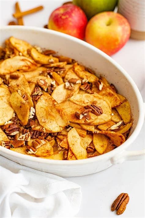 This Healthy Baked Sliced Apple Recipes Is An A Simple Fall Dessert No Added Sugar This Vegan