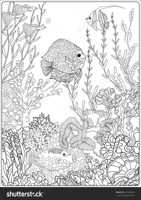 Image Result For Underwater Kingdom Coloring Detailed Coloring Pages