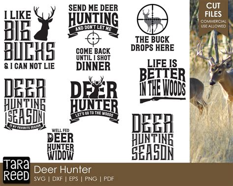 Art Collectibles Digital Prints Prints Deer Svg Deer Hunter Svg For
