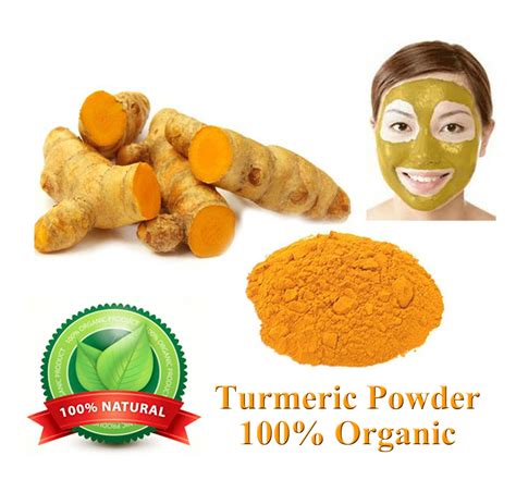 Pure Organic Turmeric Powder For Diy Natural Facial Masks Skin
