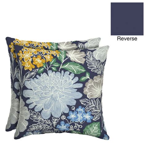 Better Homes And Gardens Sketched Floral Outdoor Toss Pillow Set Of 2