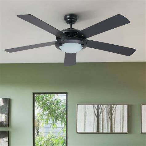 52 3 Speed Ceiling Fan With Remote Control 2 Led Lights 5 Dual Color