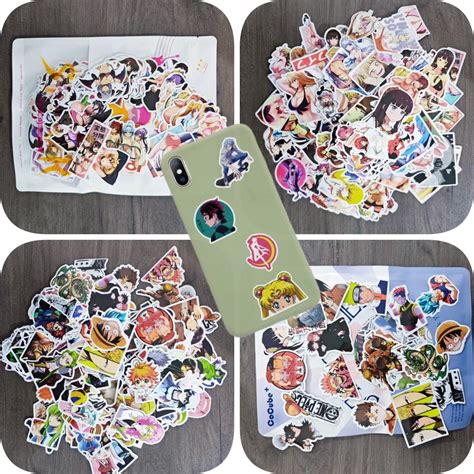 300pcs Hot Anime Mixed Jujutsu Kaisen Demon Slayer Dragon Ball Anime