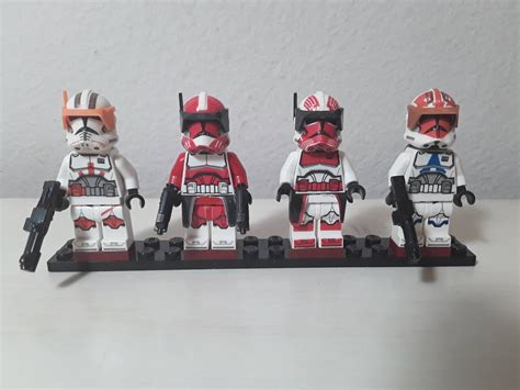 Clone Commander Custom Decaled Lego Minifigures More Type Etsy