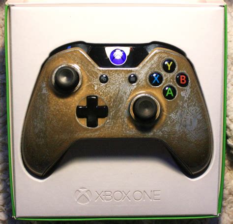 Brand New Xbox One Controller Led Blue Mod Worn Metal