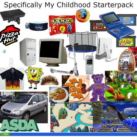 Specifically My Childhood Starter Pack Can You Guess How Old I Am
