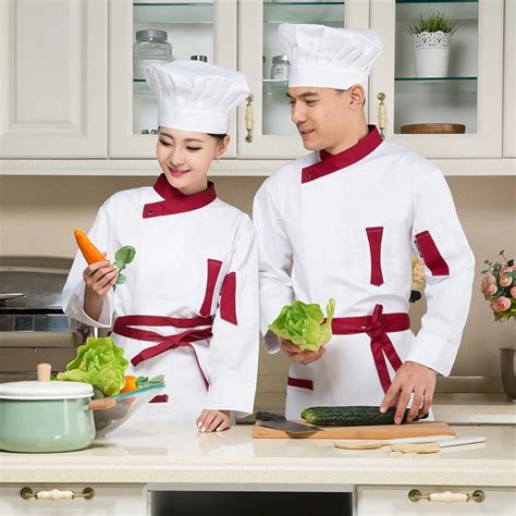 New Design 6 Color Chef Uniform Wear Long Sleeved Hotel Chef Jackets Autumn And Winter Fashion