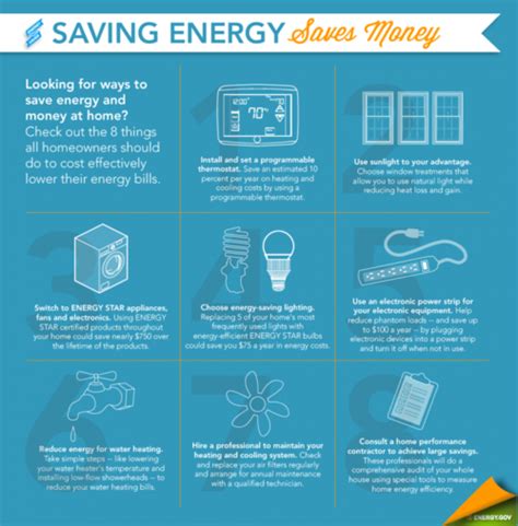 Energy Efficient Home Energy And Money Saver Infographic Larry And Sons
