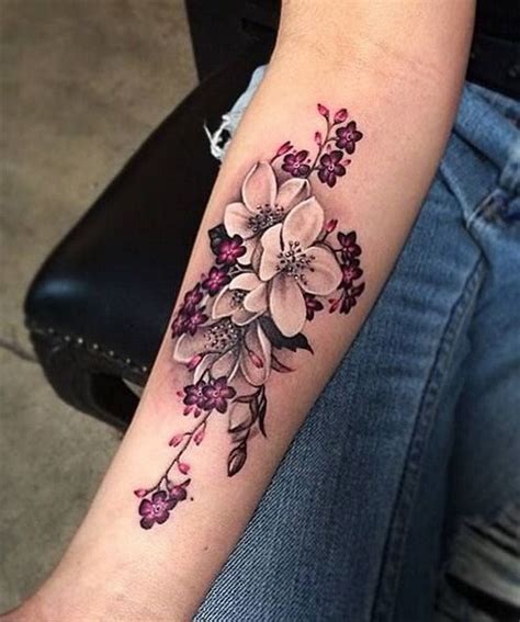 30 Delicate Forearm Flower Tattoo Designs And Ideas Entertainmentmesh