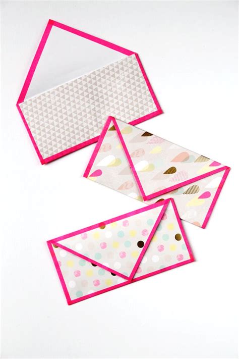 How To Fold An Envelope With Washi Tape Trim — Gathering Beauty