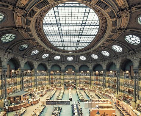 The Reading Room At The Bibliothèque Nationale De France Paris The