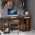 Erommy Computer Desk with Storage Bookshelves,47 inch Writing Desk,PC ...