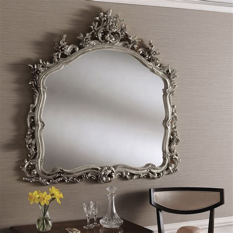 Indigo Overmantle Mirror Traditional Mirrors Amor Decor