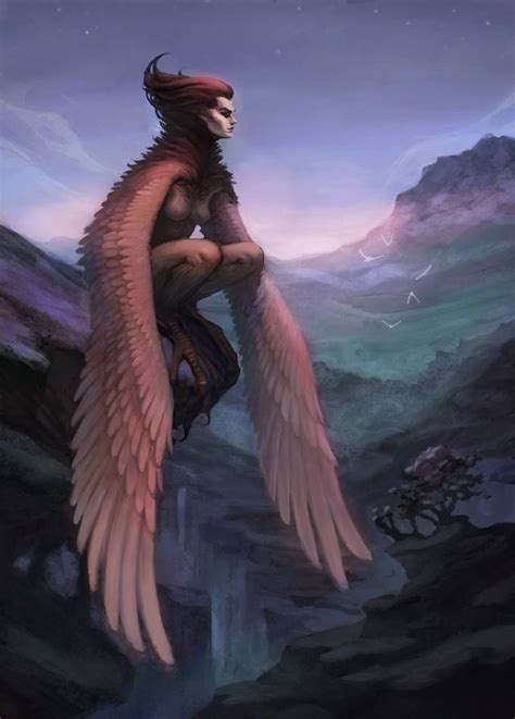 I have also included monsters. Harpy by https://www.deviantart.com/cherristone on ...